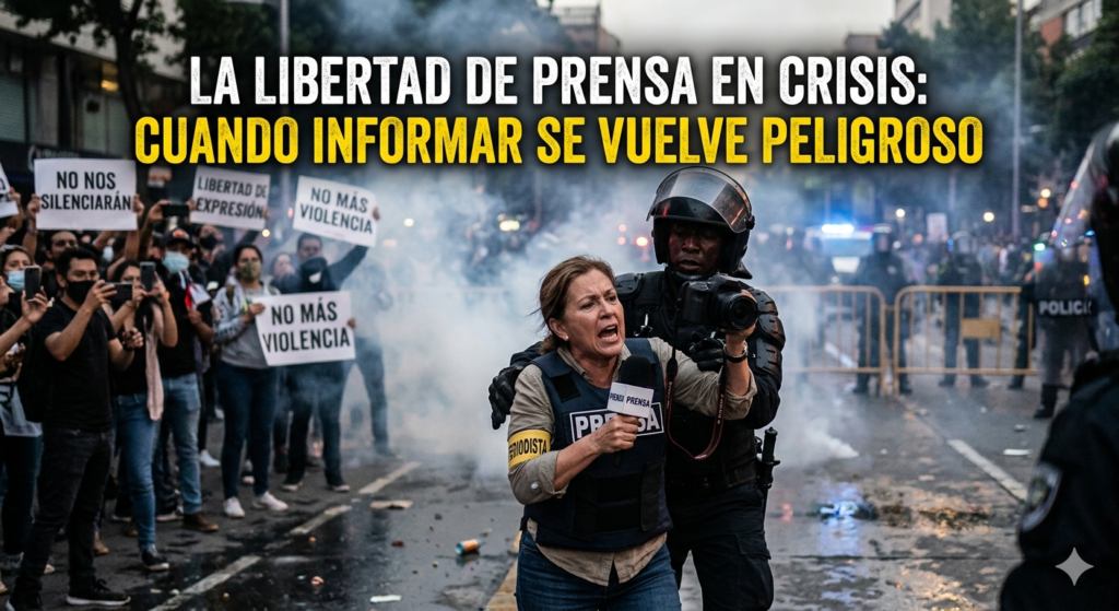 LA LIBERTAD DE PRENSA EN CRISIS: CUANDO INFORMAR SE VUELVE PELIGROSO