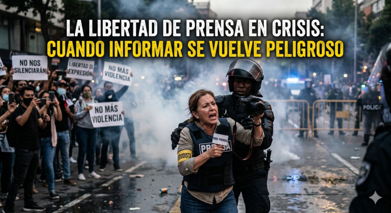 LA LIBERTAD DE PRENSA EN CRISIS: CUANDO INFORMAR SE VUELVE PELIGROSO